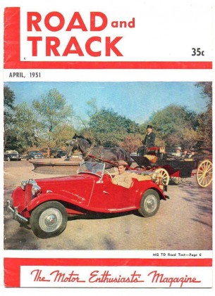 ROAD & TRACK 1951 APR - Vol.2 #9, SIMCA 8 SPORT, MIDGET, GHIA, VIOTTI, SAVIO